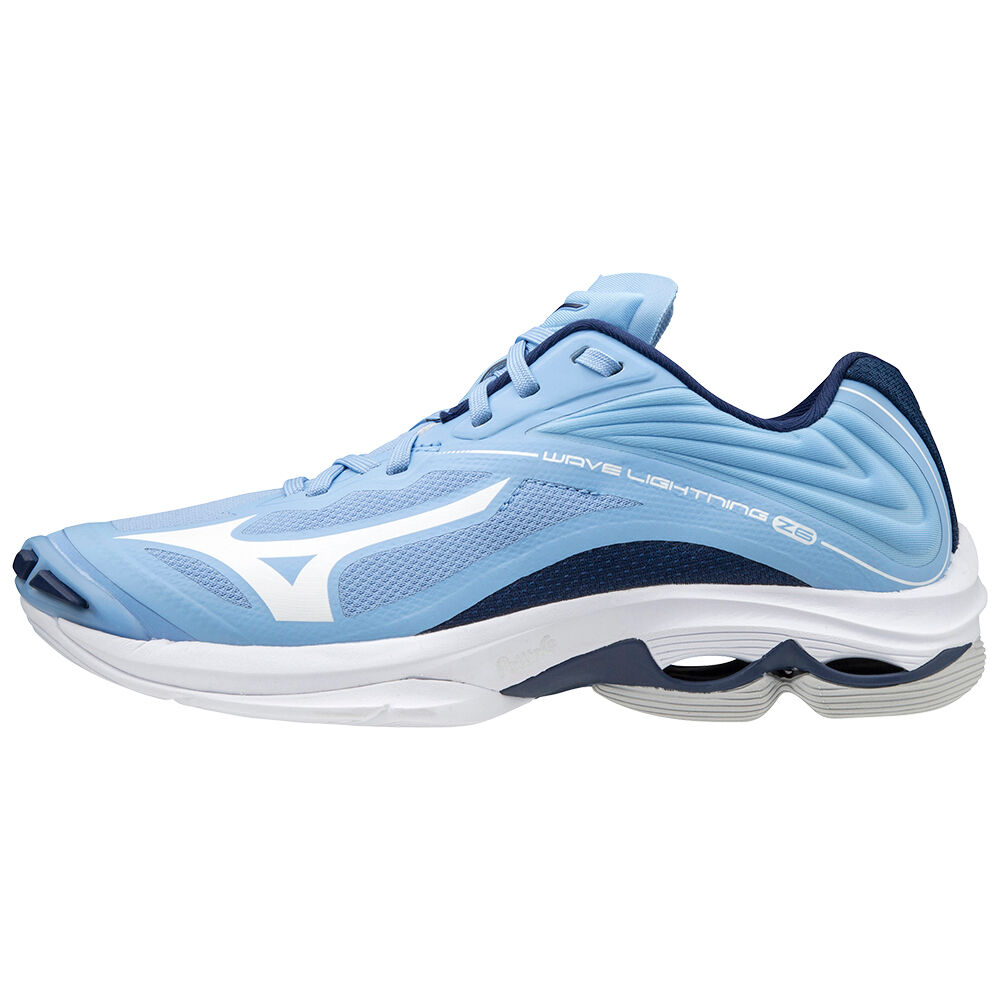 Tenis Para Voleibol Mizuno Wave Lightning Z6 Para Mujer Azules/Blancos 8739520-WV